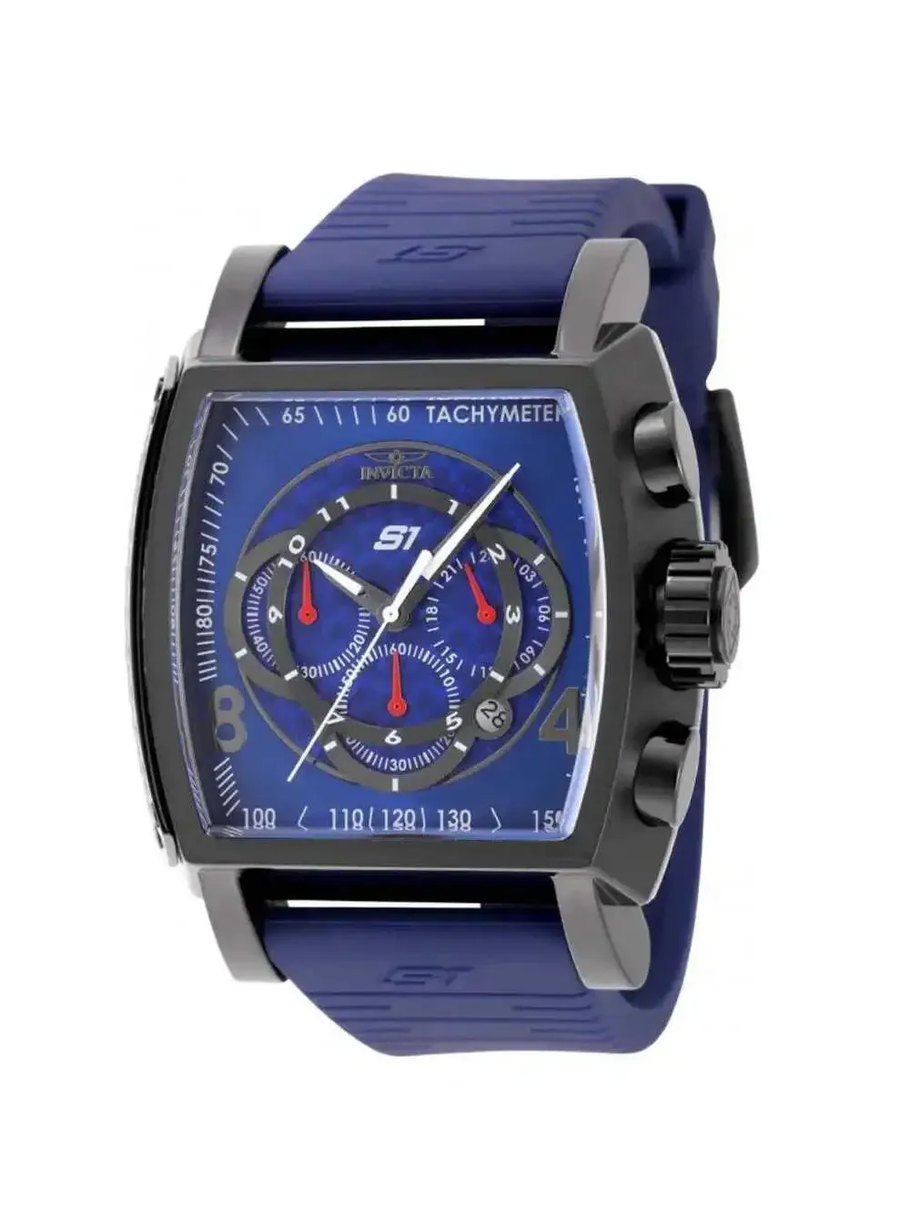 Invicta S1 Rally Men`s Deep Sea Blue  Carbon Fiber Dial Chrono, 48mm (48431)